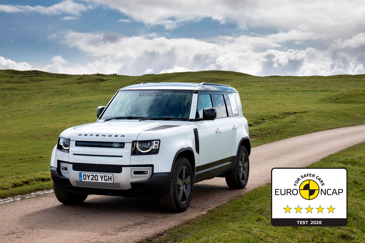 Euro NCAP otorga las 5 estrellas al Land Rover Defender 110